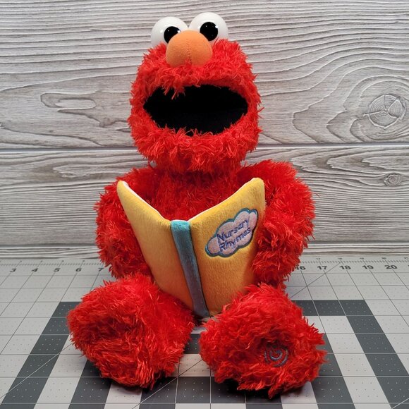 Sesame Street Nursery Rhymes Singing Elmo Plush Toy - Picture 1 of 10